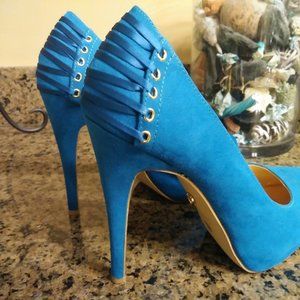 Teal Blue Thalia Sodi pumps
